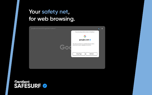 Your safety net, for web browsing.